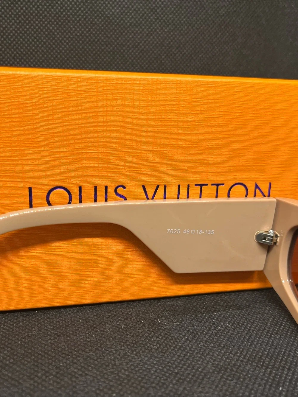 Louis Vuitton Women's Brown Rectangle Sunglasses